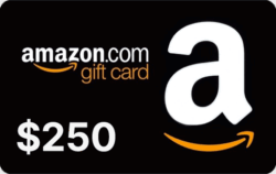 A $250 Amazon.com Gift Card