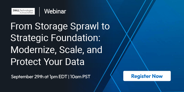 From Storage Sprawl to Strategic Foundation webinar